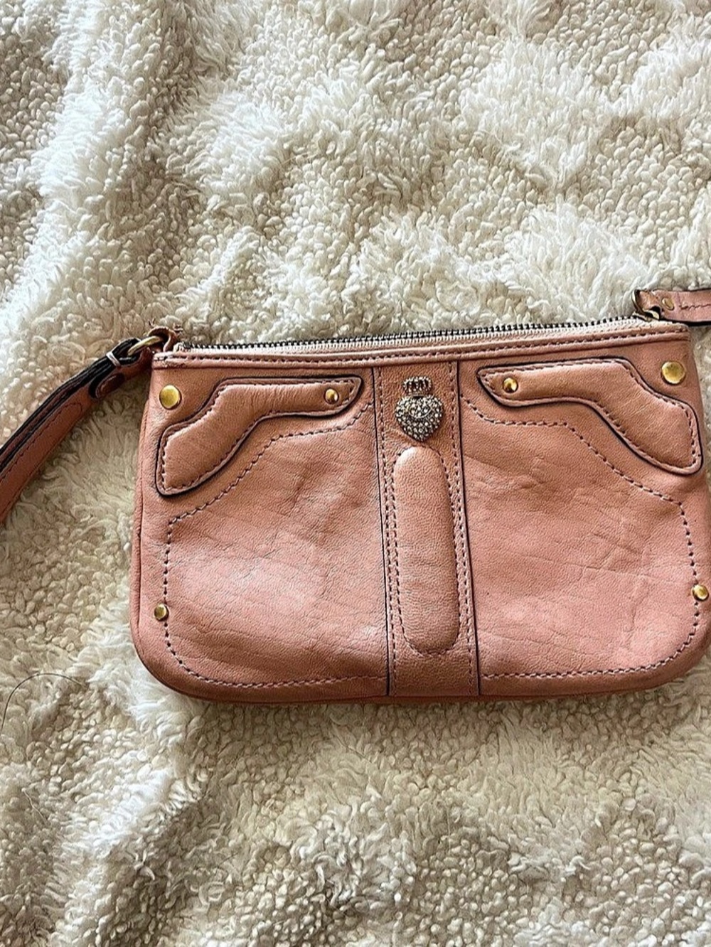 Juicy Couture Pink Wristlet Clutch